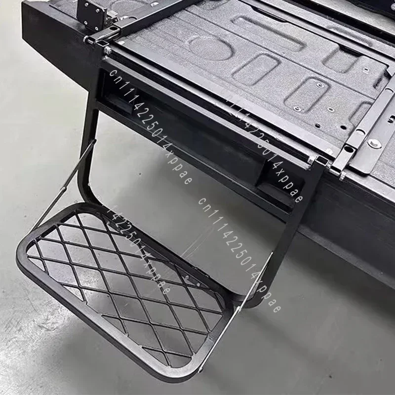 Folding Cargo Ladder Tailgate Ladder Car Repair Tool Trunk Ladder Conversion Tailgate Climbing  Raptor