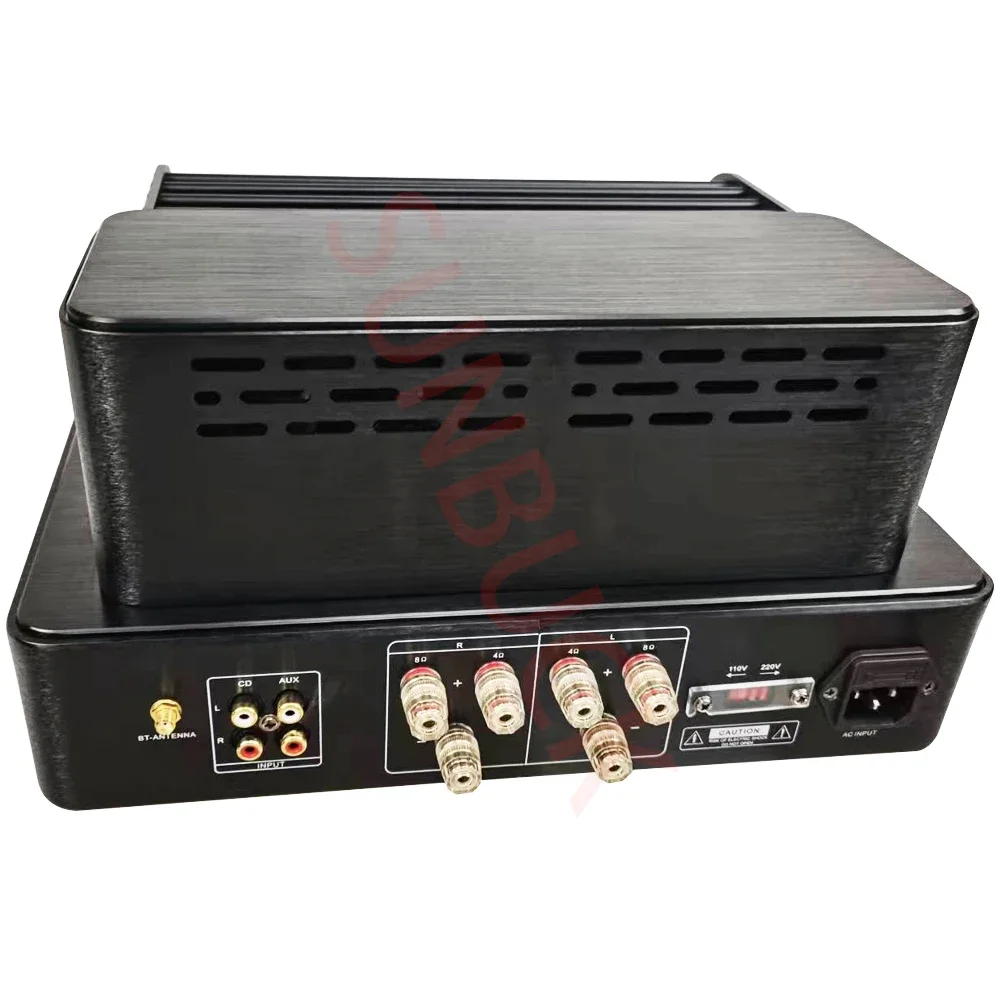 SUNBUCK AV3800 6E2 6F1 6P1 Vakuumröhre Leistungsverstärker 2.0 Stereo 15W + 15W USB Bluetooth Hifi Röhrenleistungsverstärker Audio