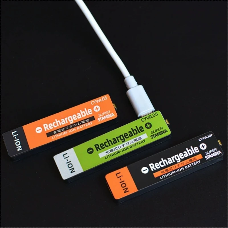 CYWL05 1.5V 880mAh Gumstick Li-ion Battery Type-C Charging For Sony Walkman MD CD Cassette Player Replace NH-14WM