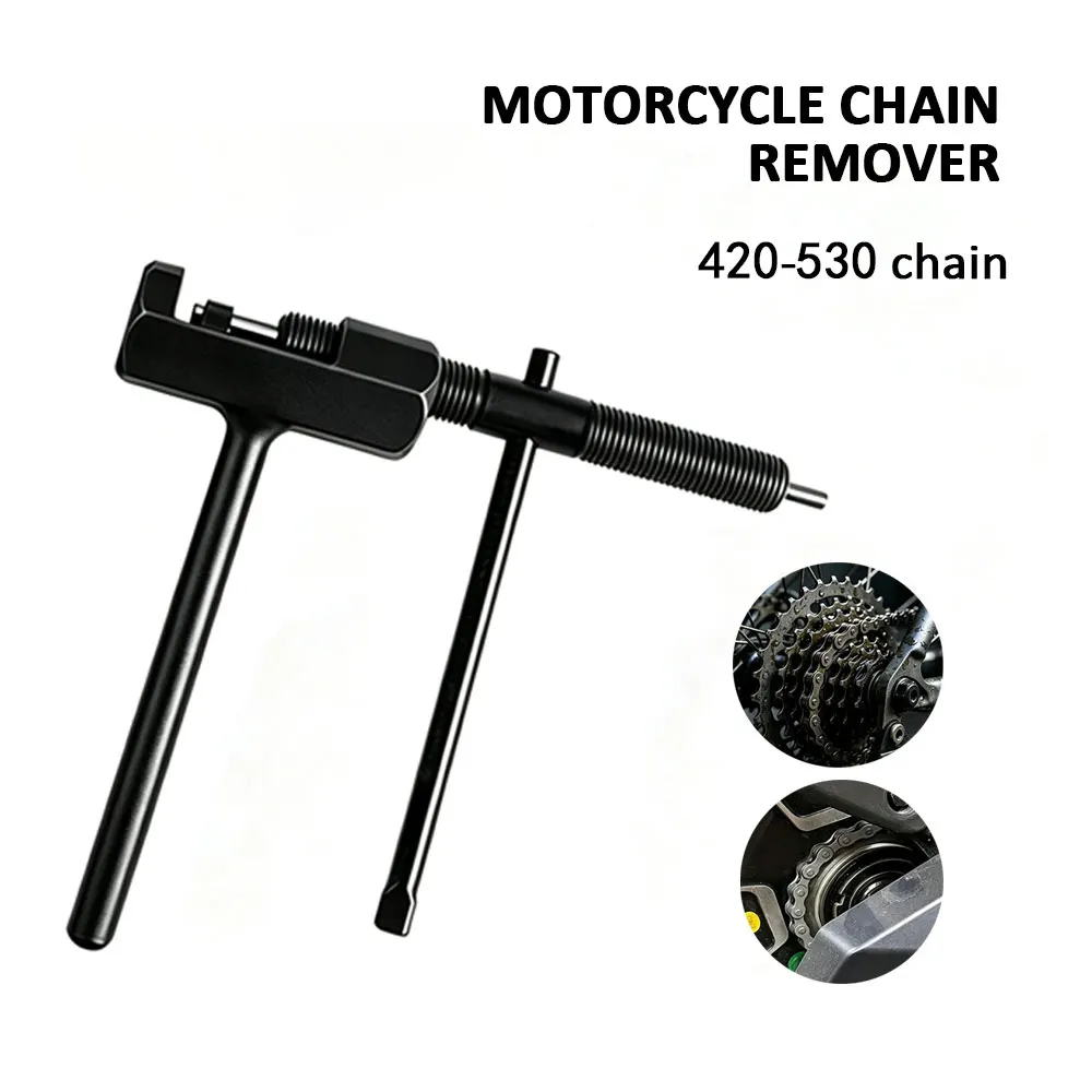Universal Chain Removal Tool 420-530 Chain Cutter Riveting Tool Carbon Steel Material For Motorcycle Bike ATV Repair Tools