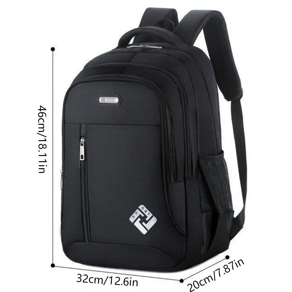 Zaino per notebook da lavoro multifunzionale Borsa per computer casual impermeabile di grande capacità con porta di ricarica USB Resistente all'usura