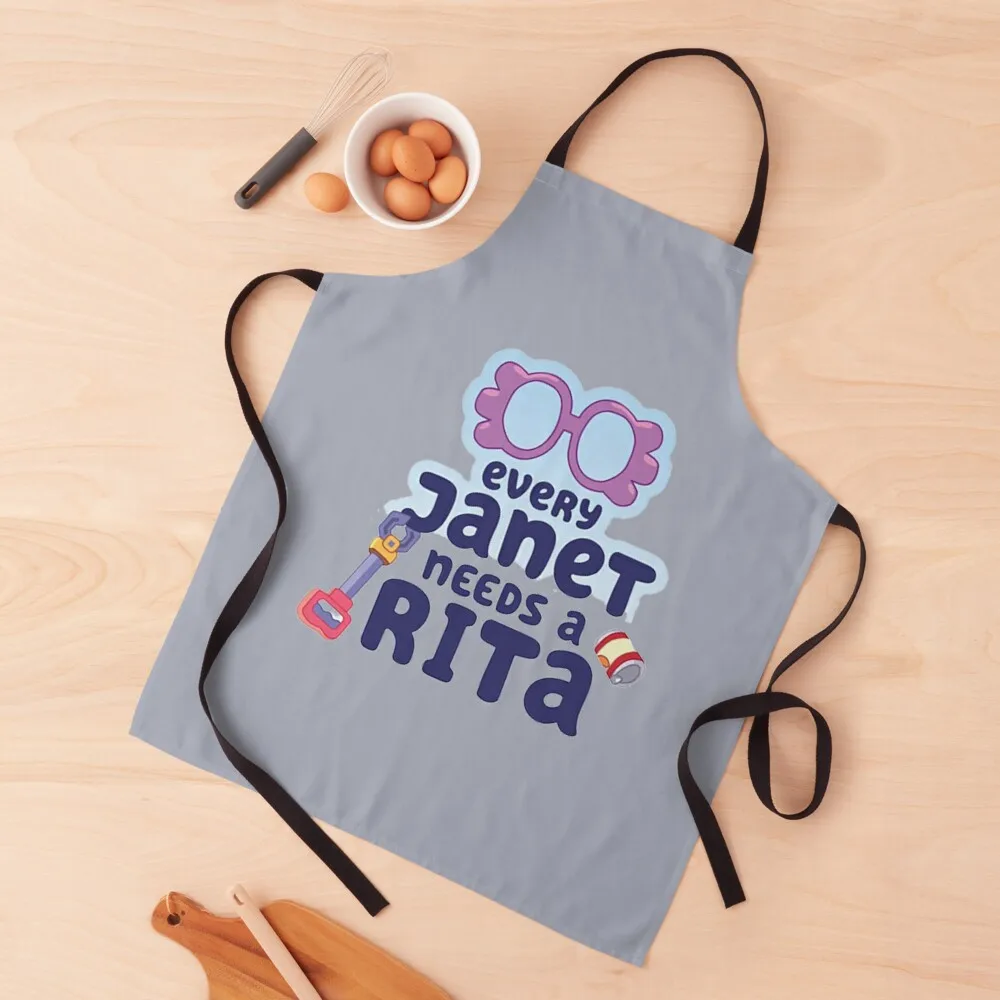 

Every Janet needs a Rita Apron chef costume Cleaning Products For Home Bib For Kitchen Apron