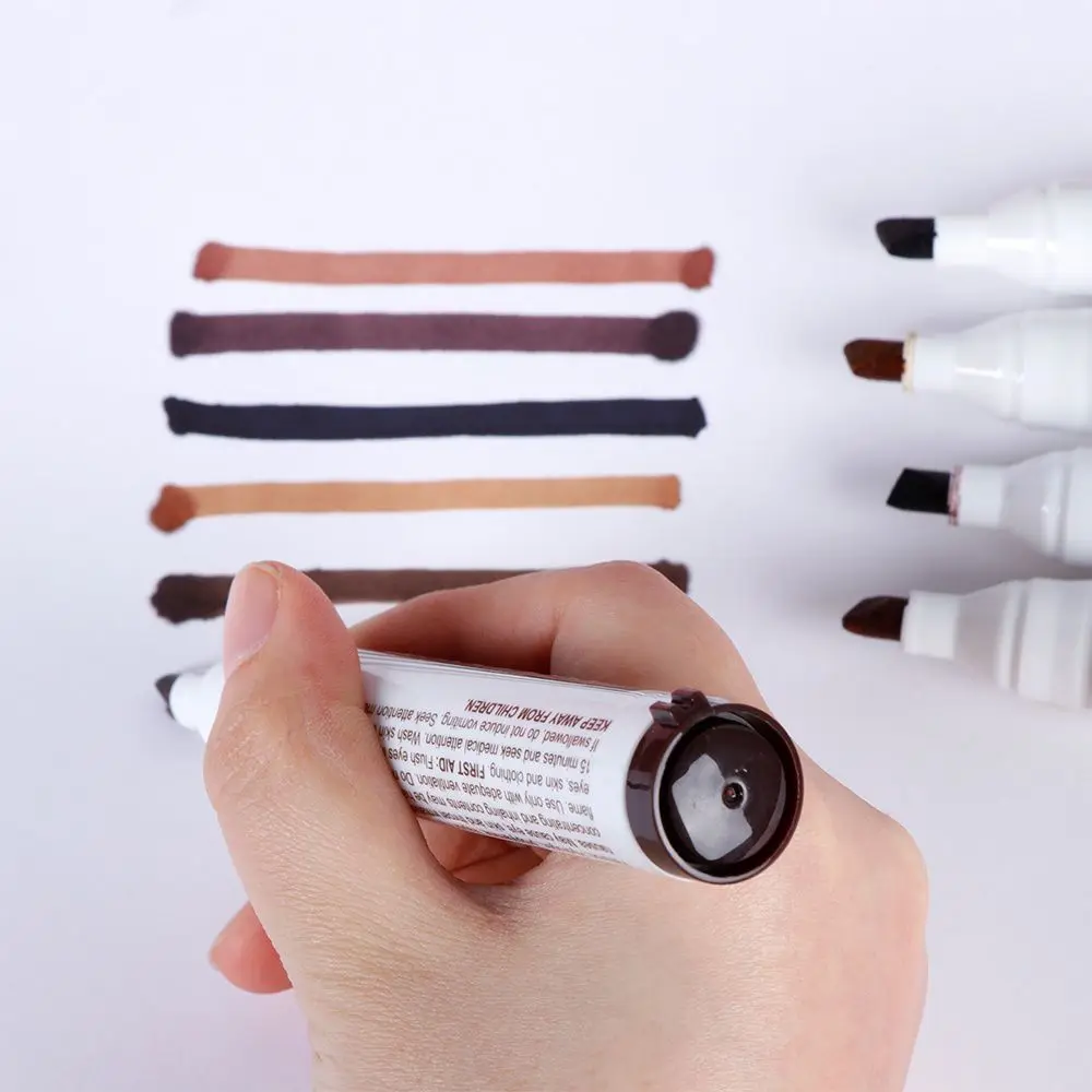 6 ألوان من قلم إصلاح الخشب لاستعادة الخدوش الأرضية، قلم لباد للأثاث يعمل باللمس