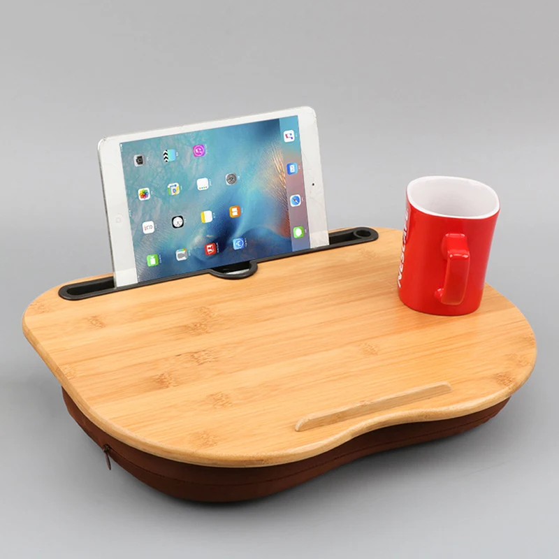 1PC Bamboo Computer Stand Laptop Desk Notebook Table For Bed Sofa Tray Picnic Table Studying Table