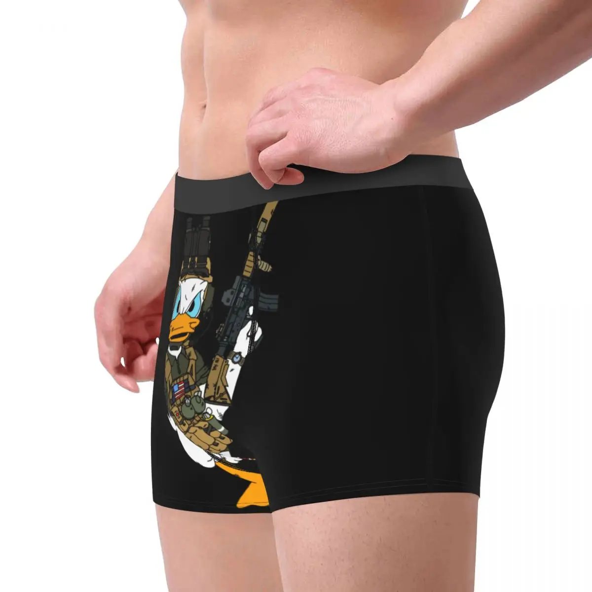 Donald Duck Men's Underwear Boxer Shorts Panties Novelty Breathable Underpants for Homme