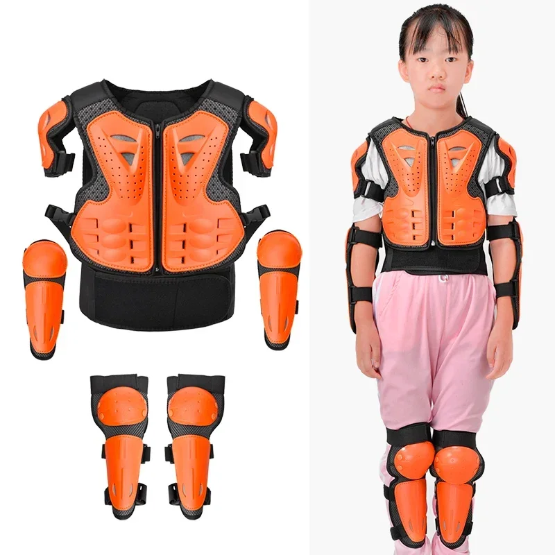 

HBG 1416 ODM Children Chest Protective Gear kid Vest Armor protection Knee Elbow Guard for sport Skateboarding custom