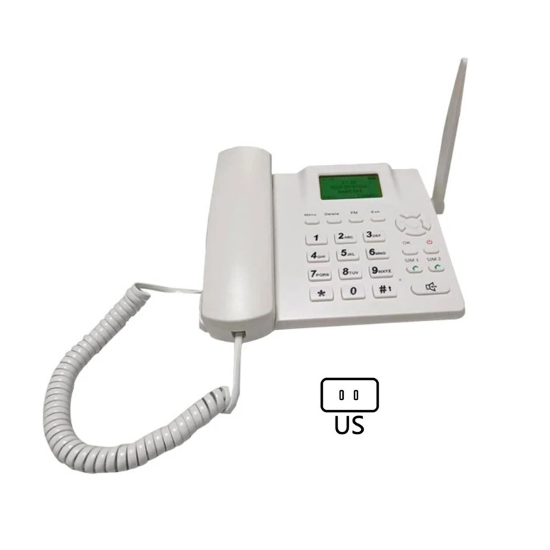 Compact Wireless GSM6188VK Desktop Phone for Home Landline Multi-languages C1FD