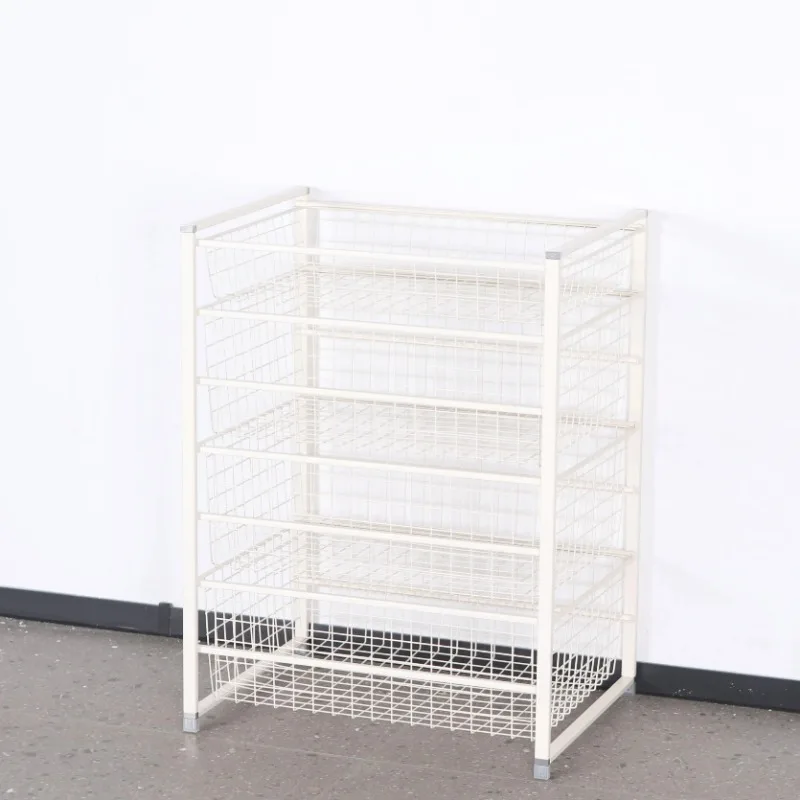 Kitchen Vegetable Fruit Storage Basket Shelf Drawer Dish Bottle Pull Out Wire Basket