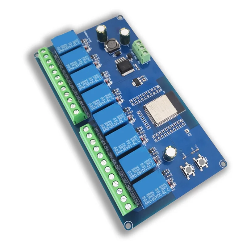 APPLIA-DC 5-30V Alimentatore ESP32 WIFI Bluetooth Moduel BLE Relè a otto vie ESP32-WROOM Scheda di sviluppo secondaria