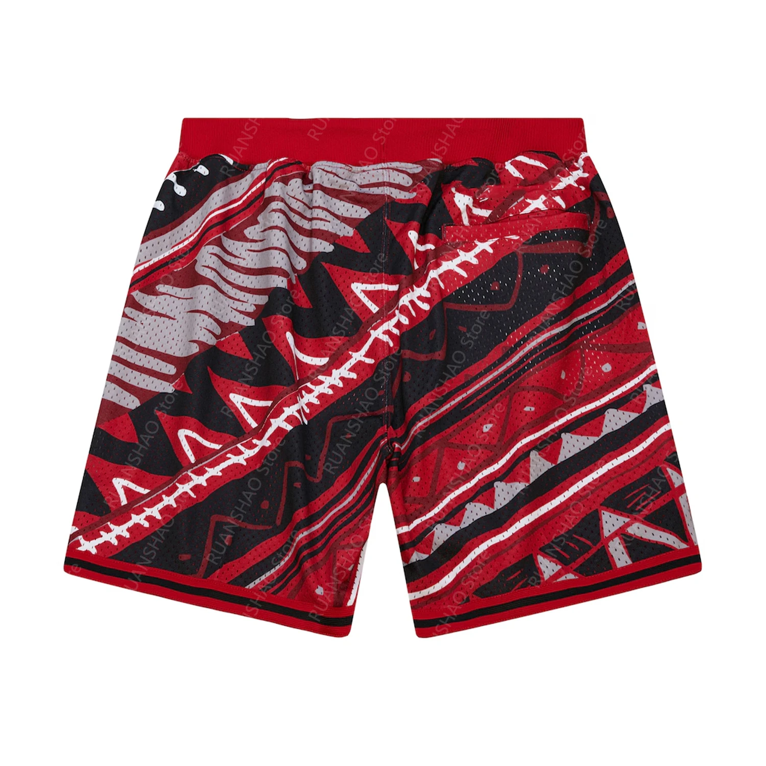 2024New Style Cow Print Design Pants fallow Fitness exercise Breathable Man Women Classic Basketball Swingman Shorts Red Black