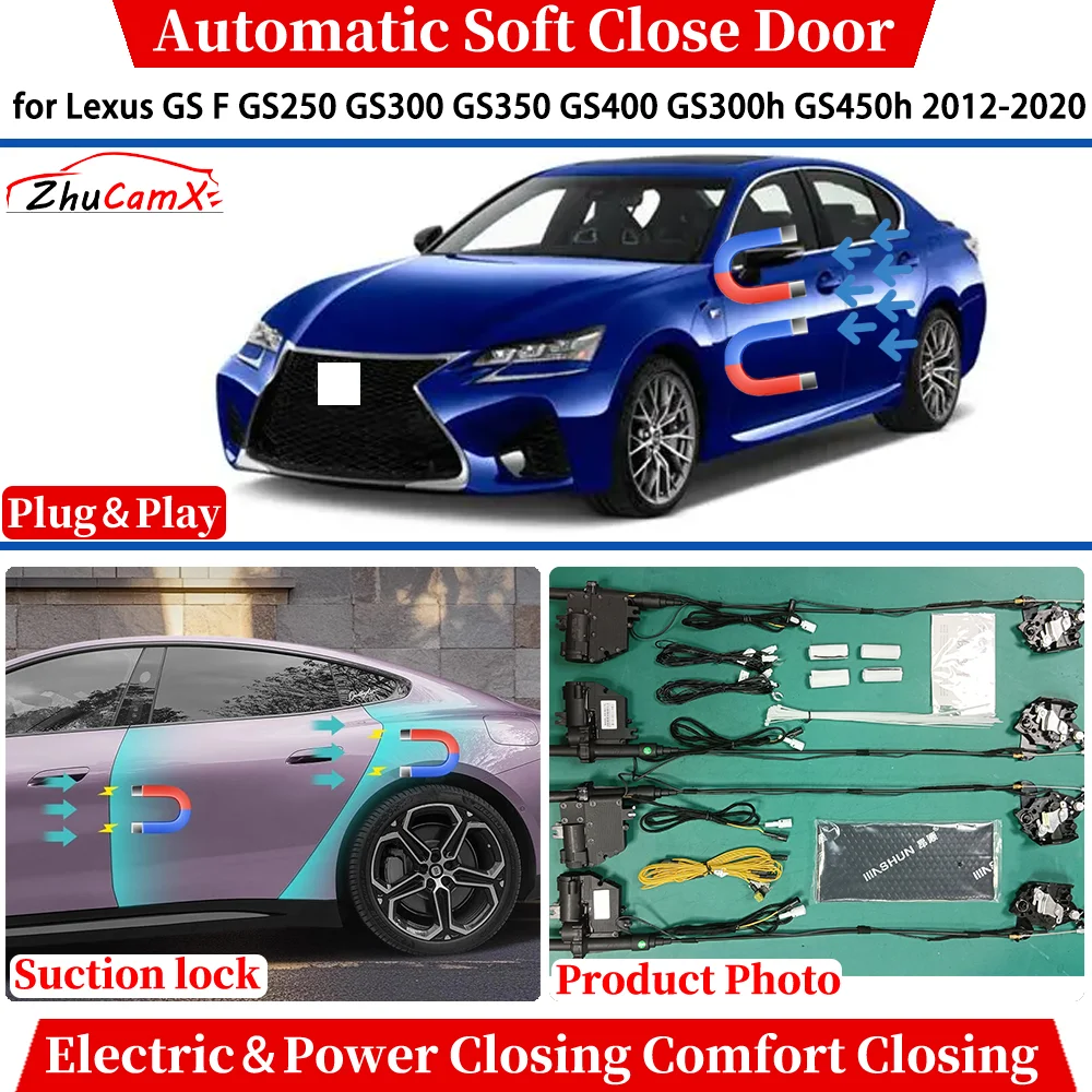 

for Lexus GS F GS250 GS300 GS350 GS400 GS300h GS450h 2012-2020 Car Automatic Soft Close Door Electric Power Closing Suction lock