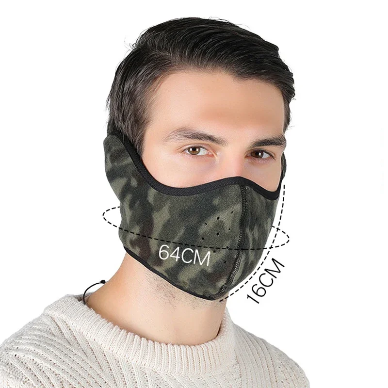 دراجة نارية الأذن حماية الوجه درع مزيج غطاء الأذن وغطاء الفم يندبروف حماية الوجه دراجة نارية الملحقات