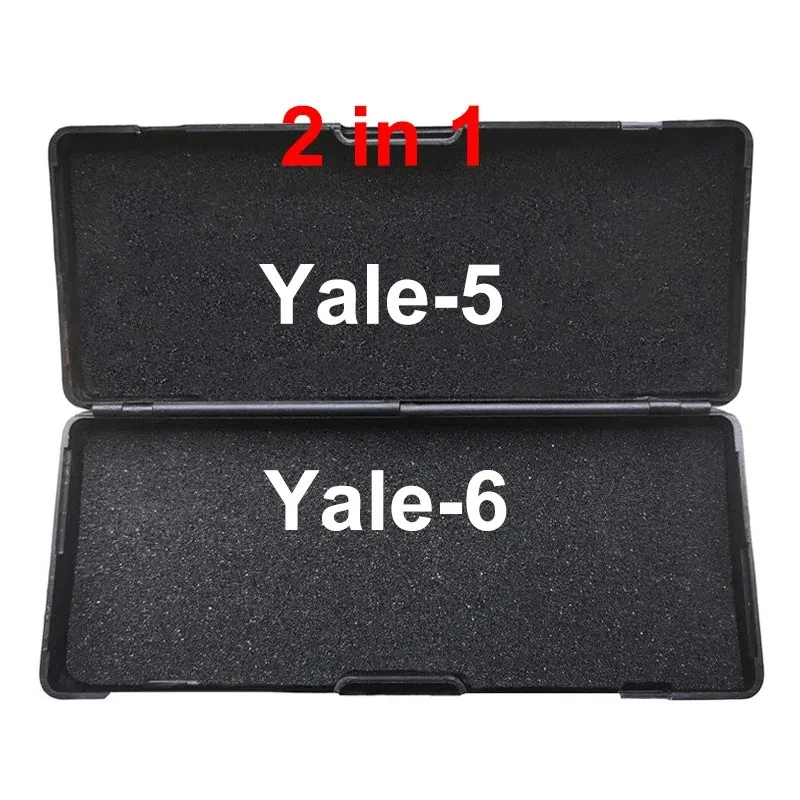 

New Lishi 2 in1 Tools for Civil Yale Key Way Yale-5 Yale-6 for 5-Pin & 6-Pin Rim Cylinder Locksmiths Set Complete lock pick set