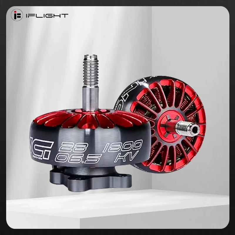 

IFlight XING 2806.5 Бесщеточный двигатель Cinelifiter 1300KV/1800KV 2-6S для 7-8-дюймового FPV-рамного пропеллера RC FPV Racing Drone