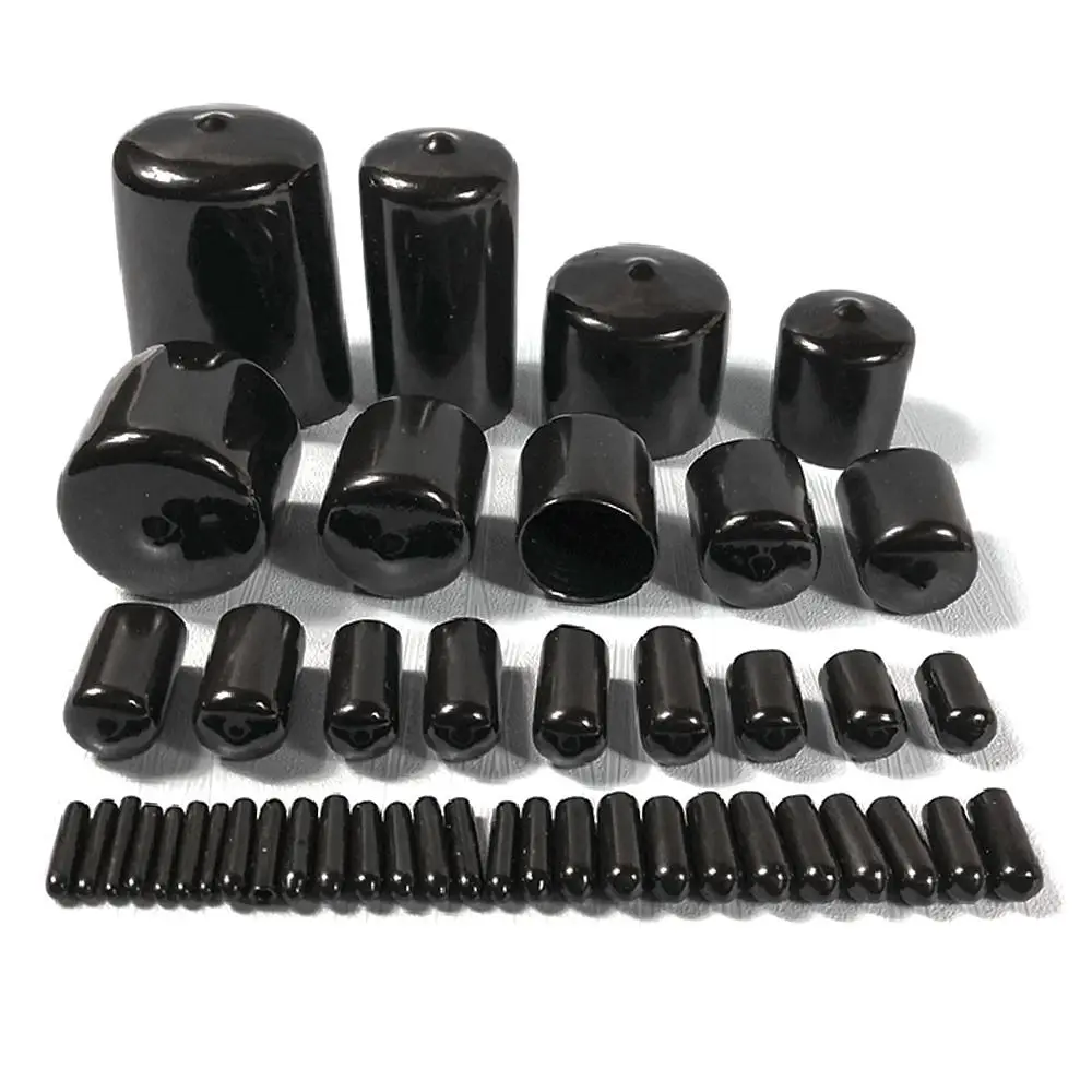 10pcs Durable Protective Lid Silicone Stopper Plug Thread Protection Rubber Cap Nut Seal Sleeve
