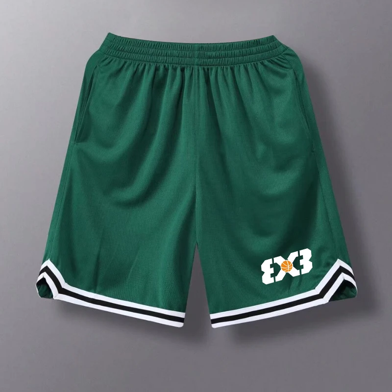 3X3 American shorts basketball men and women summer quick-drying breathable mesh running fitness exercise three-point four-point