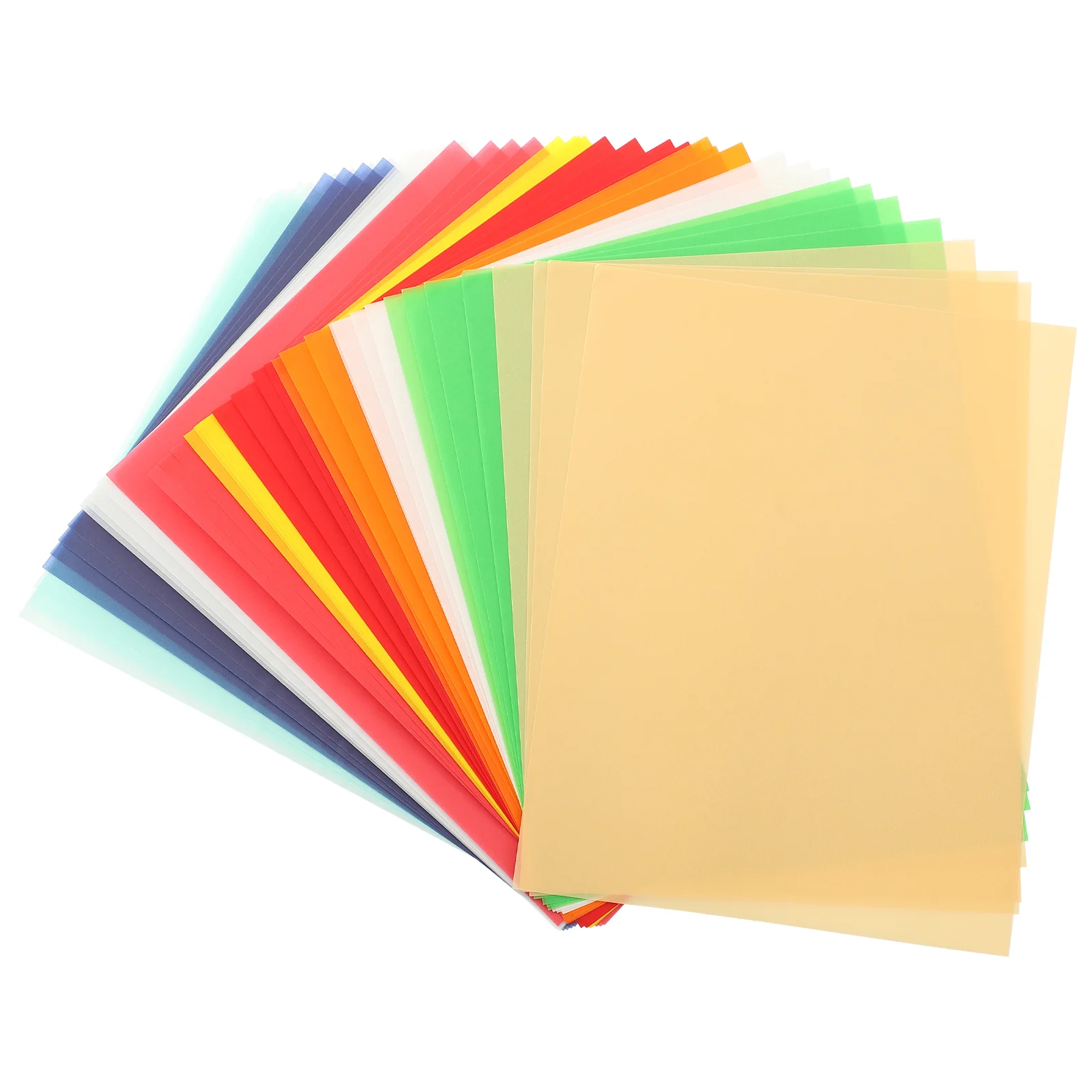 

40 PCS Vellum Paper Colorful Tracing Transparent Sketch Copy Engineering Drawing