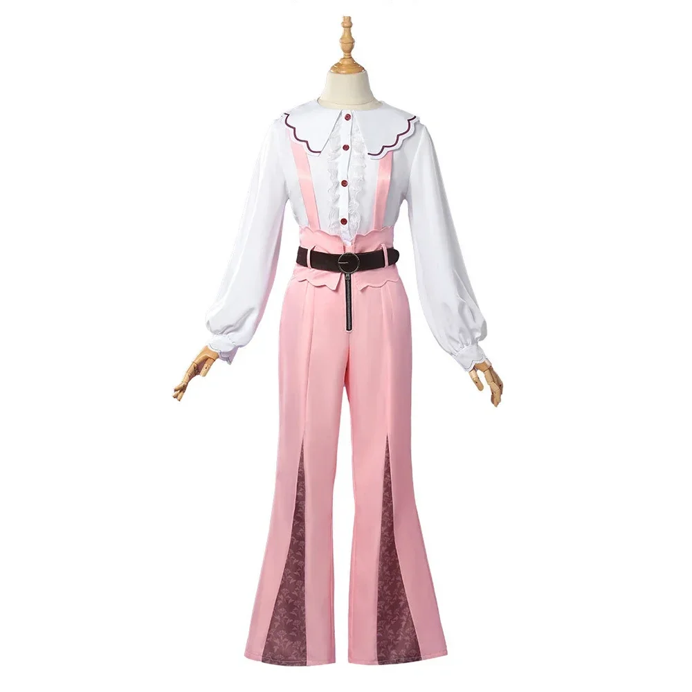 Anime Project Sekai Colorful Stage Feat AKIYAMA MIZUKI Cosplay Costume Women Top Pink Jumpsuit Casual Carnival Outfit Clothes