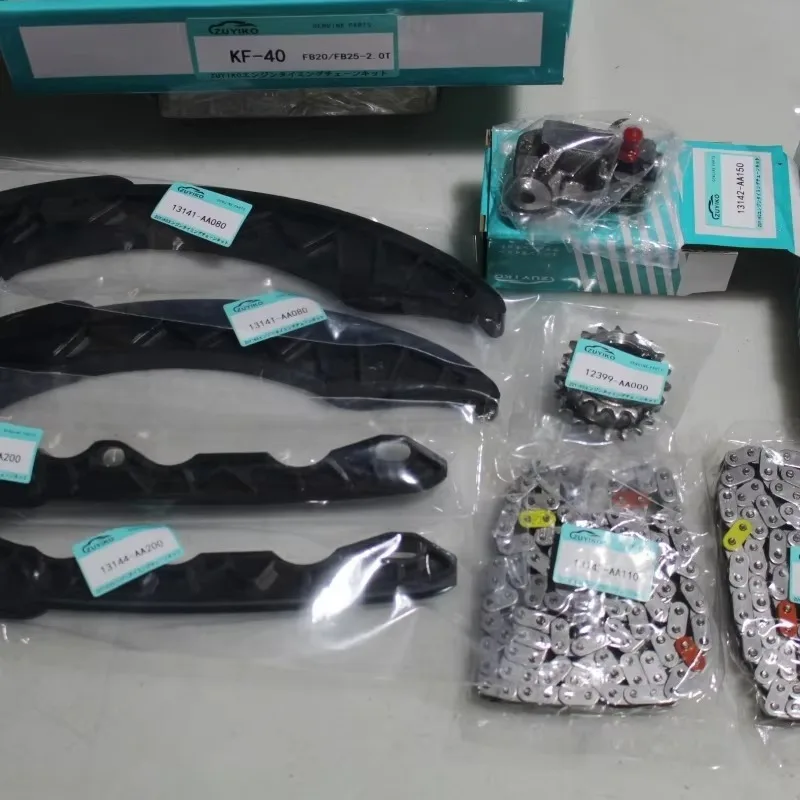 FA20 Timing Chain Kit for subaru Forester Outback Impreza Legacy 2.0t FA25 Engine 13143-aa110 13142-aa090 KF-40