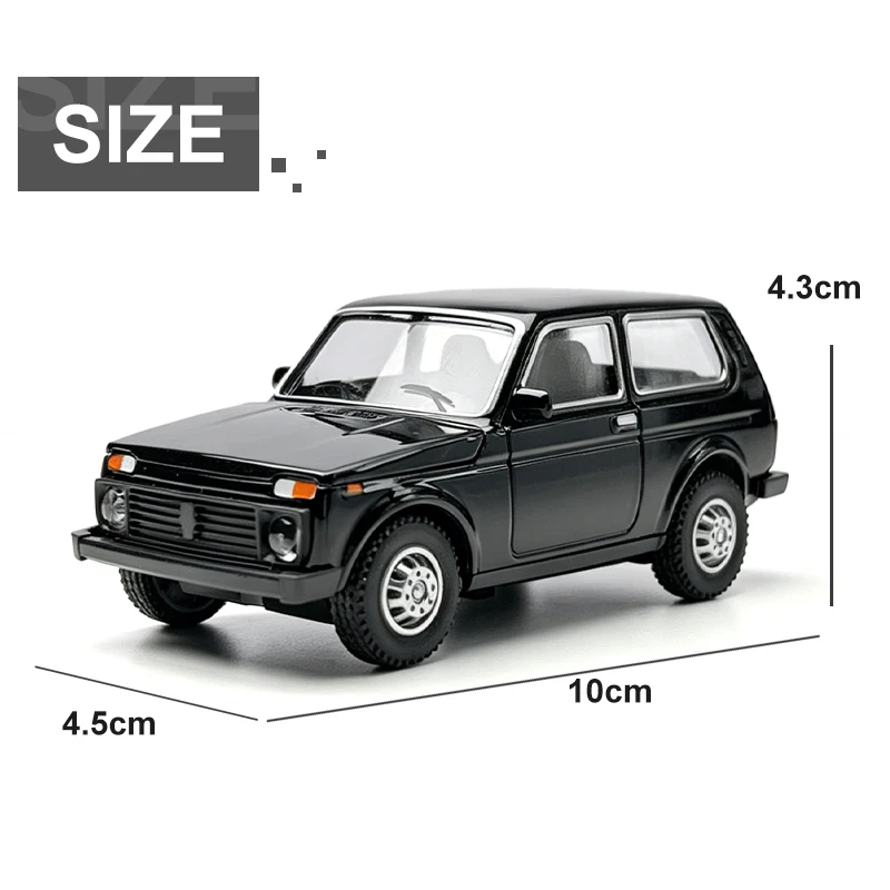 Modelo de Carro Retro Russo 1/43, Metal Fundido, Carro Compacto e Exquisito, Belo Item de Coleção, Decoração para Casa.