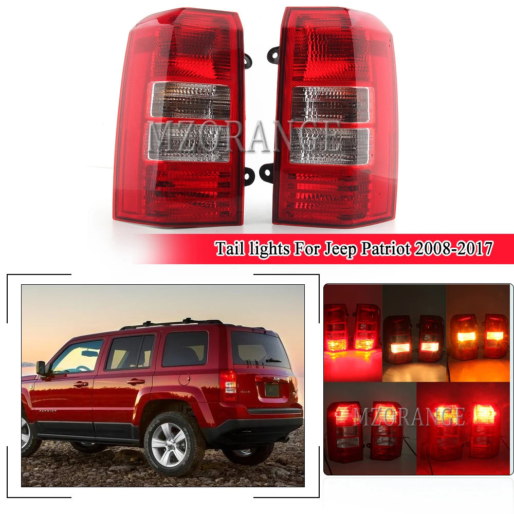 

Tail Light Assembly for Jeep Patriot 2008-2017 ABS Rear Signal Tail Lamp Left Right Side Cover Taillights cars accessories