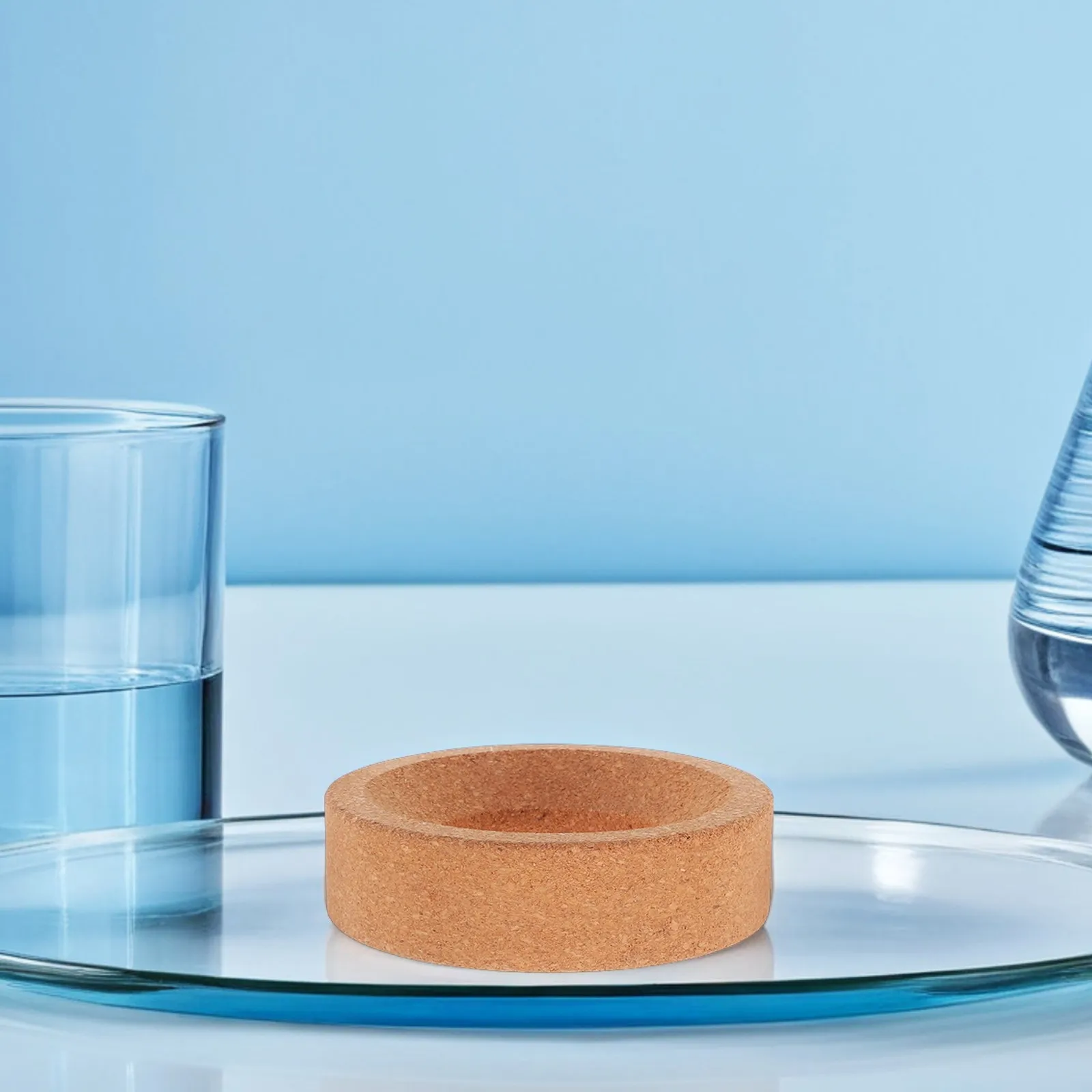 Round Bottom Flask Cork Stand Cork Ring Holder for Lab Glassware Antivibration Antislip Support Mat Universal Lab Flask Support view 6