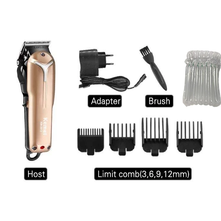 kemei KM-2613 Usb Charging Adjustable Mute Noise Reduction Professional Hair Salon Cordless Electric Hair Clipper