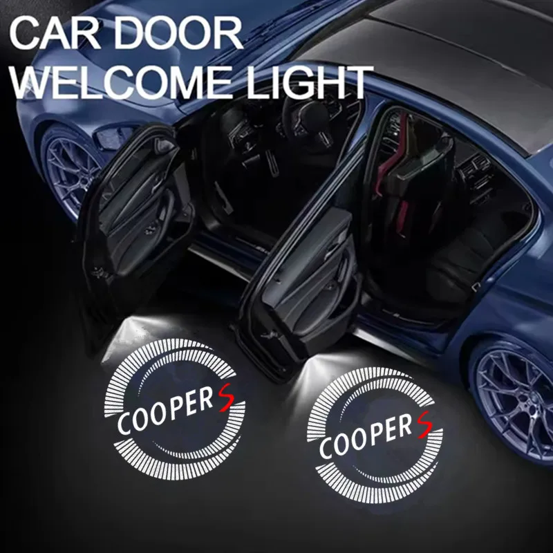 

2pcs Ghost Door Light JCW Welcome Light Door Lamp For MINI Cooper One R50 R52 R53 R56 Countryman R60 F55 F56 Shadow Light