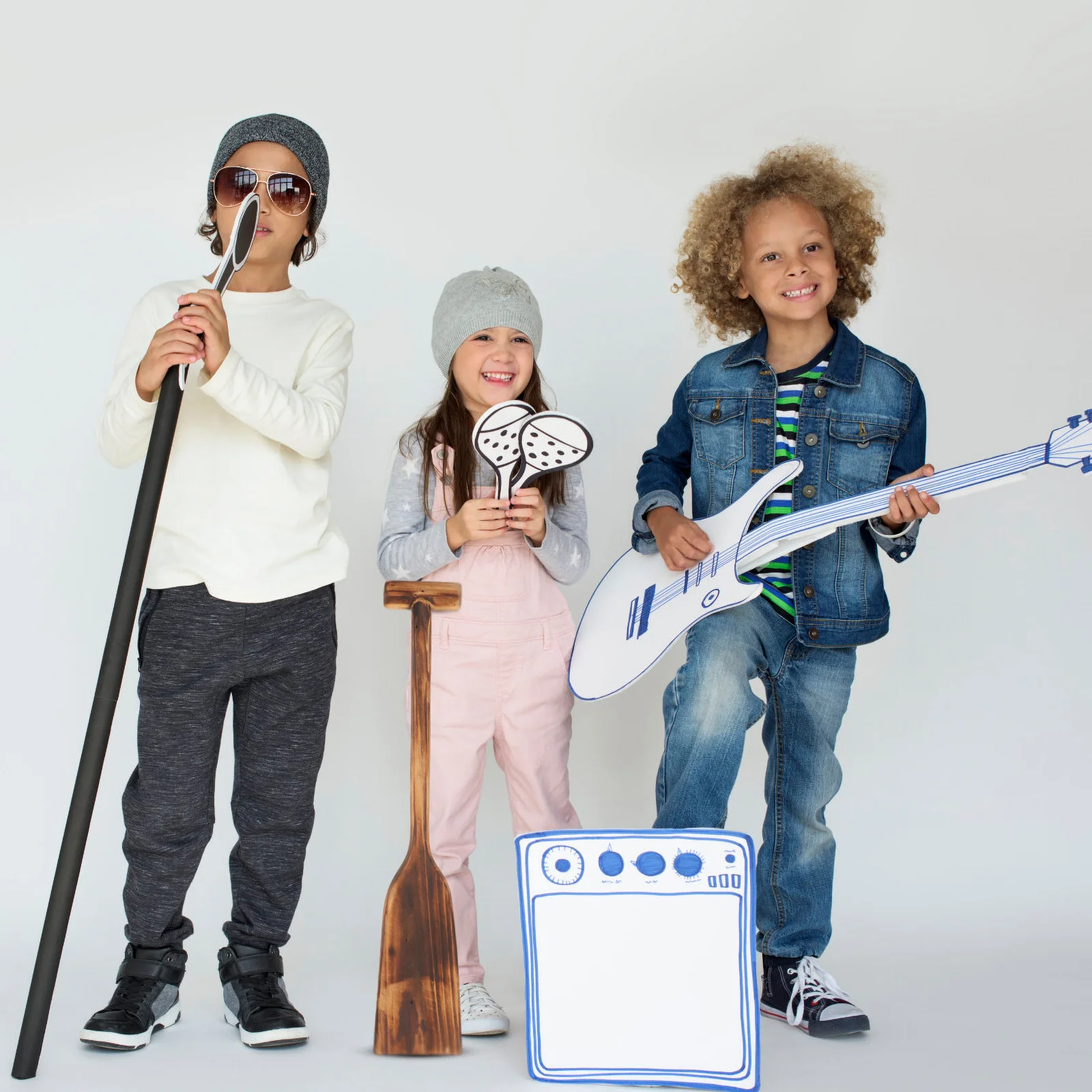 코스프레 나무 노 젓대 소품 무대 공연을위한 경량 천연 나무 파티 장식 액세서리 역할 놀이 도구