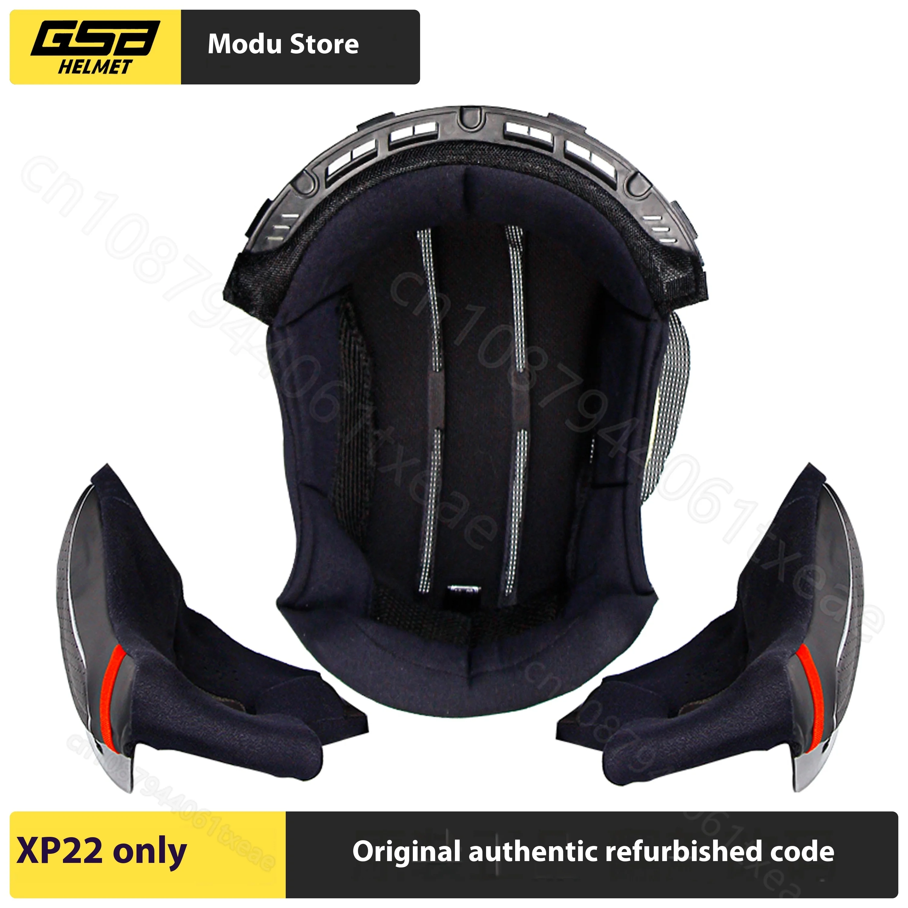 Gsb xp-22 helmet lining original accessories genuine helmets refurbished resized sweat wicking antibacterial capacete de moto