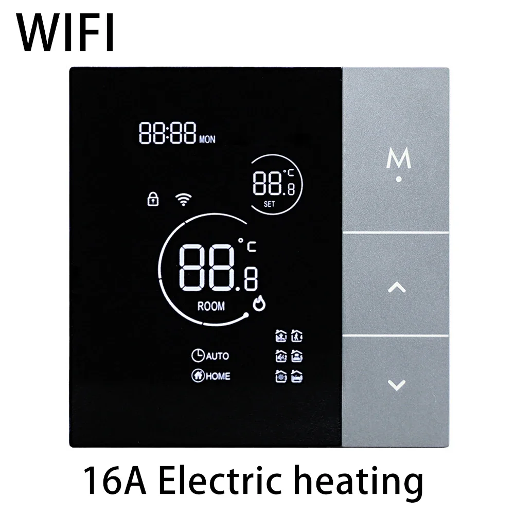 For Smart Heating Thermostat with Wifi Control Touch Display and Voice Activation for Alexa and For Tuya Alice