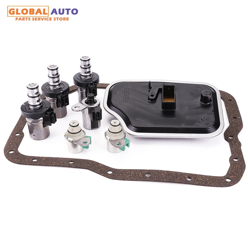 4F27E Transmission Solenoid Solenoids Kit With Filter KIT FN4A-EL for 99-UP Ford Mazda