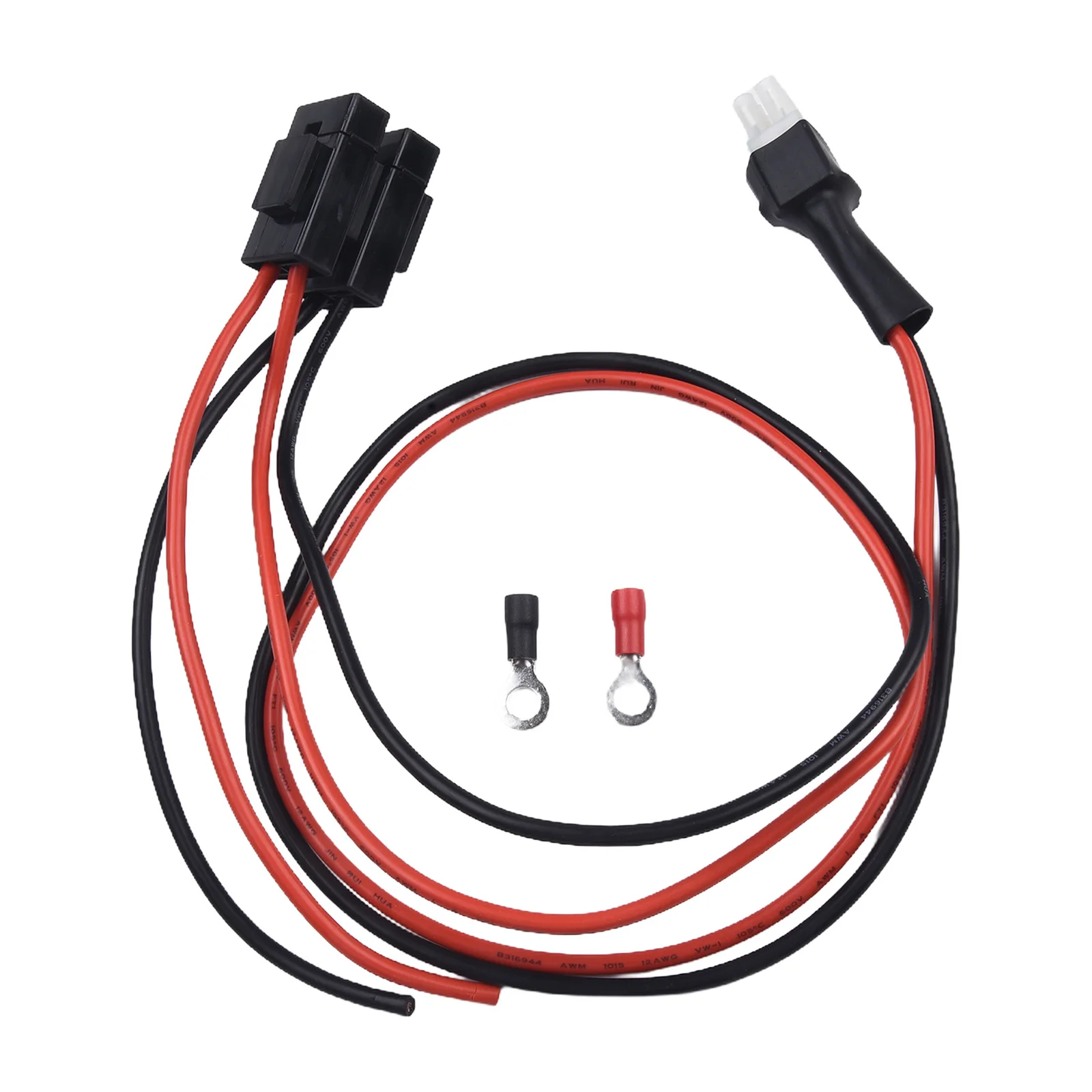 1M 30A Power Cord with Fuse for ICOM IC-7000 IC-7600 TS-480 FT-450 Compatible with Flame Retardant Heat Resistant Wire