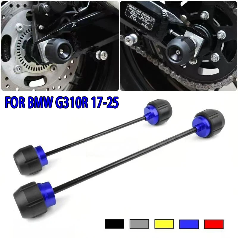 

Motorcycle Accessories Rear Front Axle Fork Crash Slider For BMW G310R G310 R G 310R 2017-2025 2024 Motorbike Wheel Protector