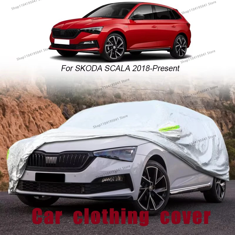 

For SKODA SCALA Full Car Cover Rain Frost Snow Car protective cover ,UV protection,Car paint protection