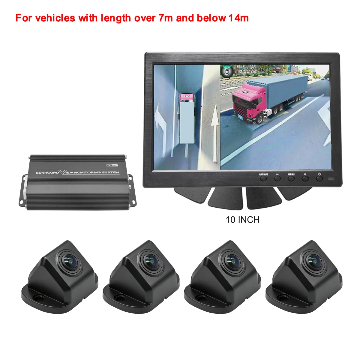 Truck 3D 360 Degree Camera System 360 Panorama Camera Backup Camera Security System for Turck