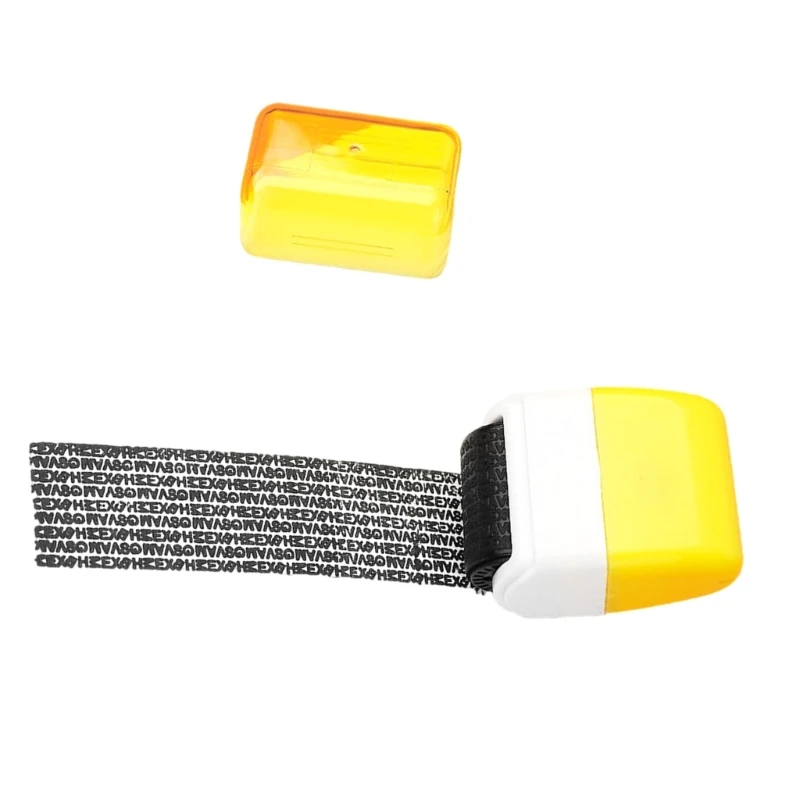 Identity Safety Stamp Roller Stamp Wide Rolling Security Stamp for Mail Package