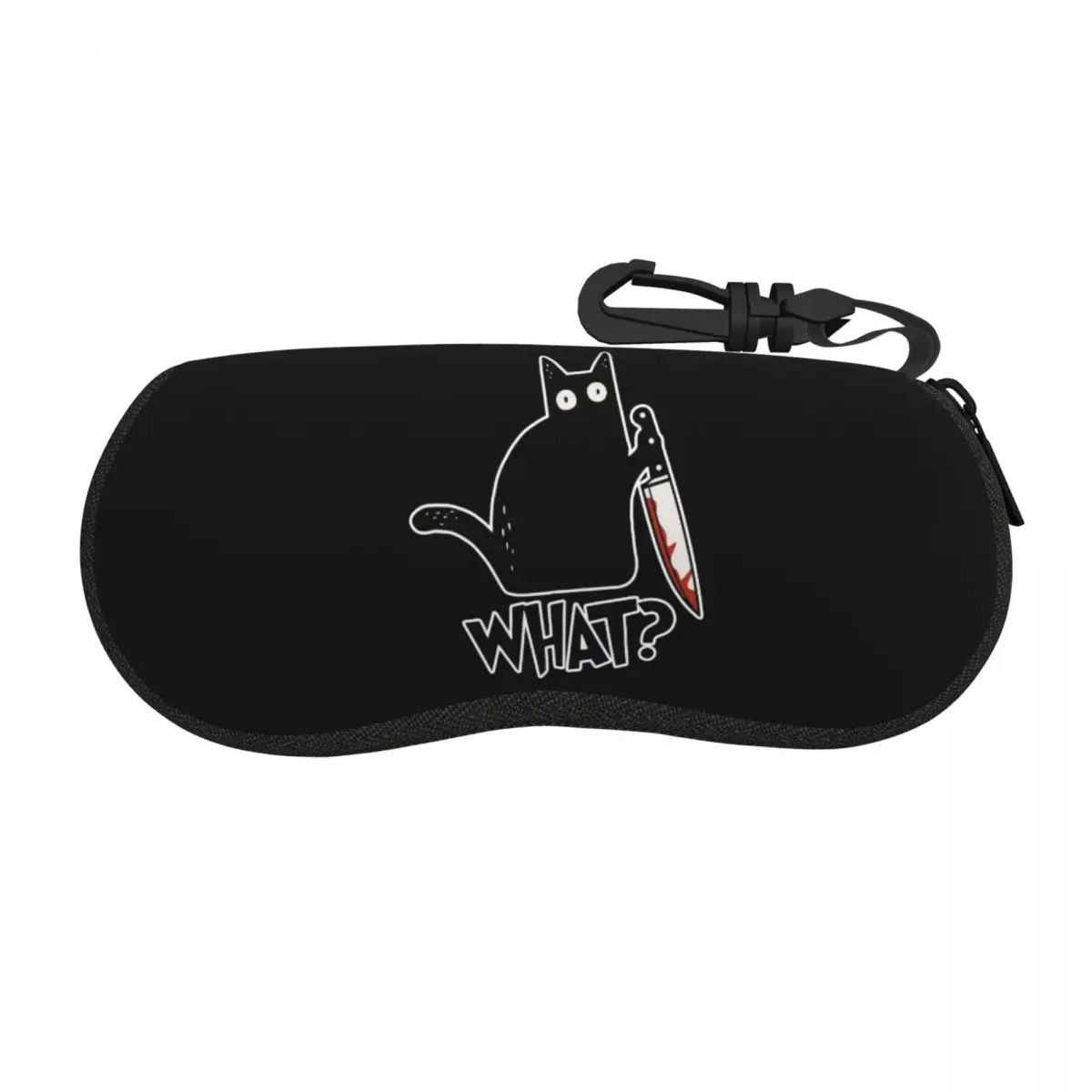 

Кошка Что убийство Черный кот с ножом Подарок Премиум корпус для очков Защитный чехол для солнцезащитных очков Коробка для женщин и мужчин Сумка для очков