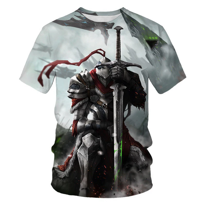 Knights Templar 3D Print T-shirt Fashion Streetwear Tees Men Woman Short Sleeve T Shirts Oversized Hip Hop Harajuku Kids Tops