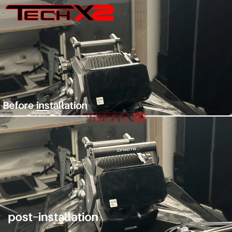 CFMOTO 700MT 25 anni supporto di navigazione per parabrezza modificato Supporto per telefono cellulare accessori per asta di espansione multifunzione