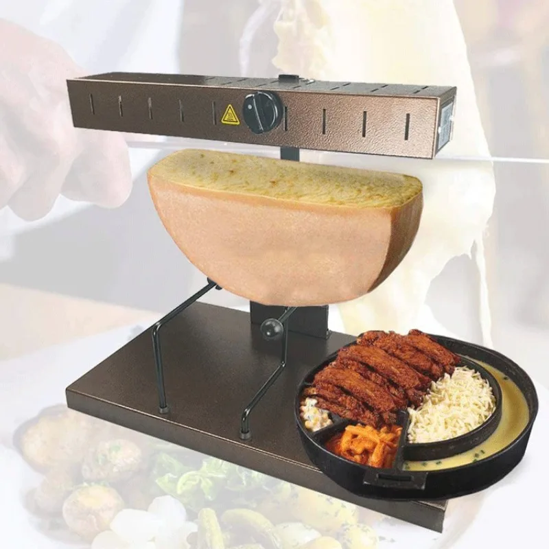 Commercial Semi-Circular Cheese Melting Machine, Electric Heating Cheese Melter Western Restaurant Kitchen Appliance