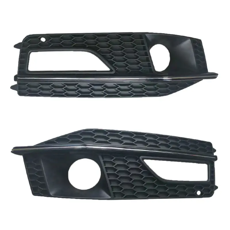 Right Fog Lamp Grille for Audi A4 S4 S-line Sline 2013-2016 Front Bumper Fog Light Grille Grill Cover With ACC Hole 8K0807682N