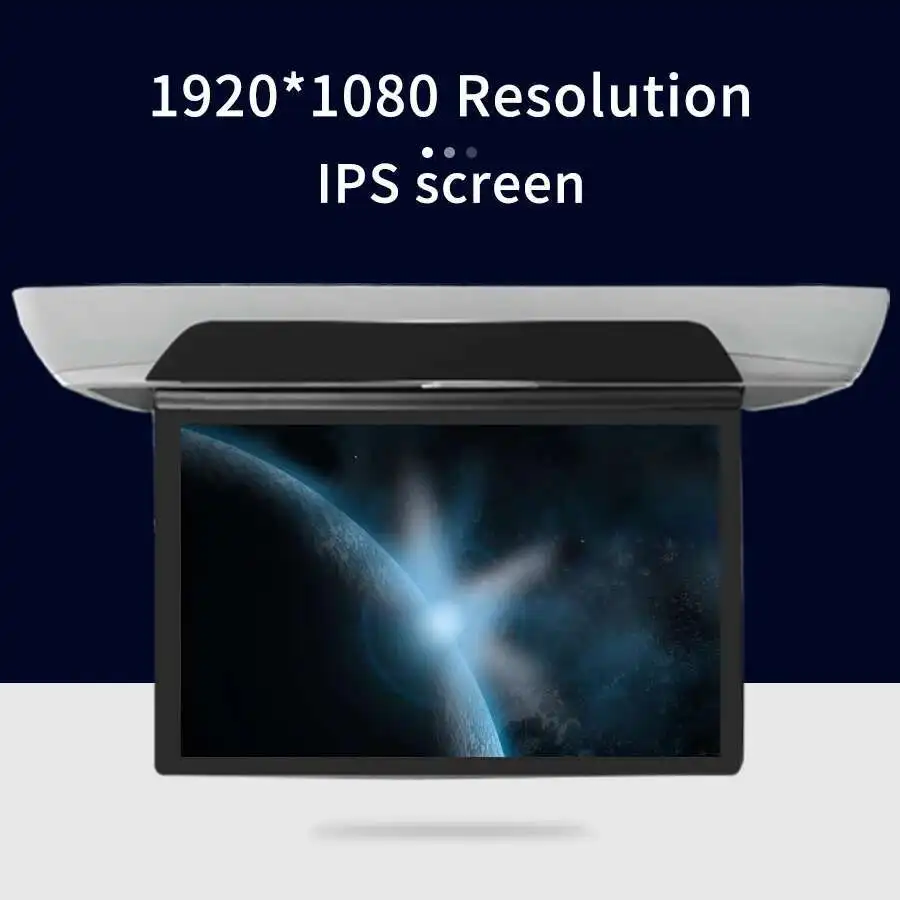 17,3 pulgadas/19,5 pulgadas 1920*1080 Monitor de techo de techo pantalla táctil IPS Android12 reproductor de vídeo Multimedia Mirror Link Control remoto