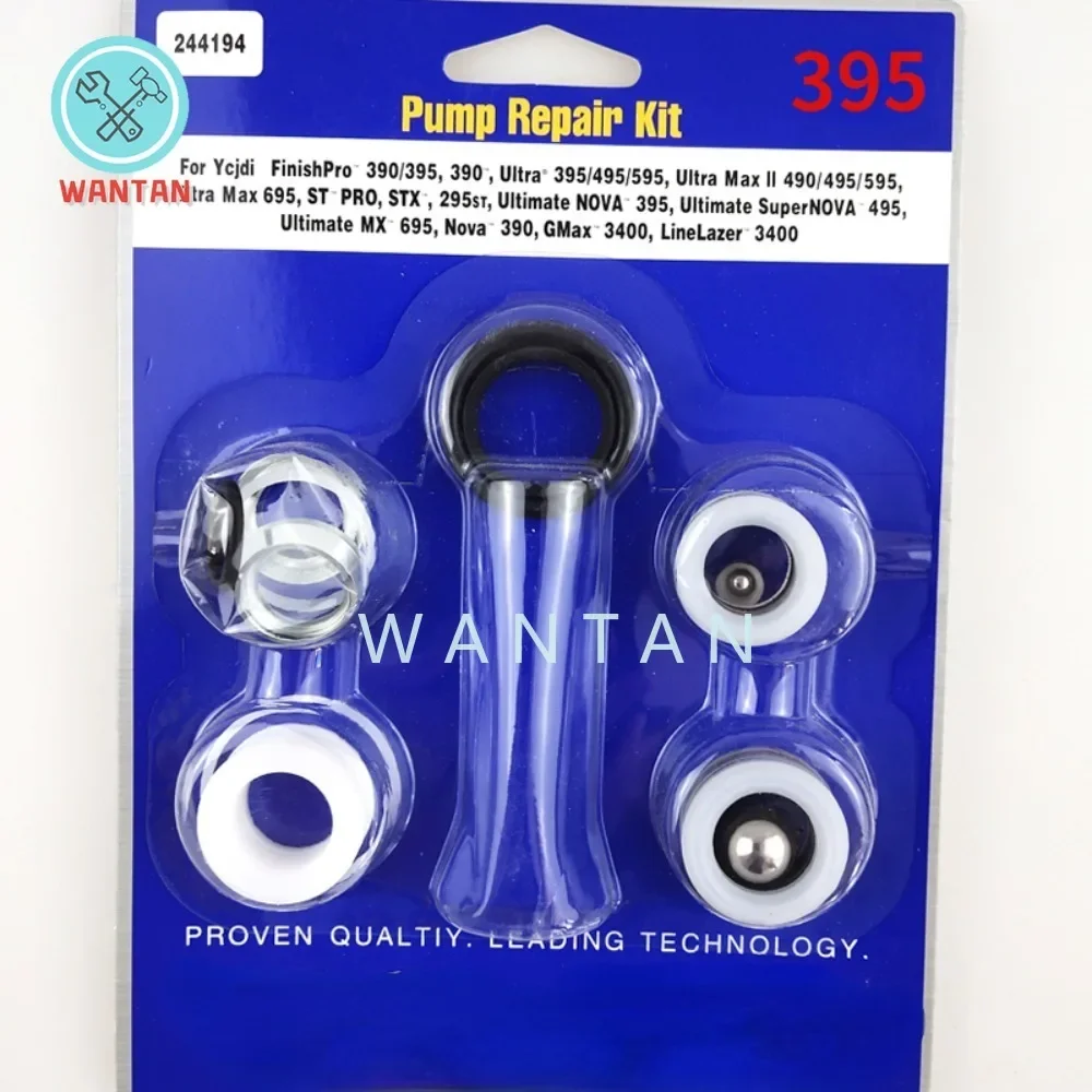 Bomba Repair Kit de embalagem para Graco pulverizador, 244194, alta qualidade, aftermarket, 390, 395, 490, 495, 595