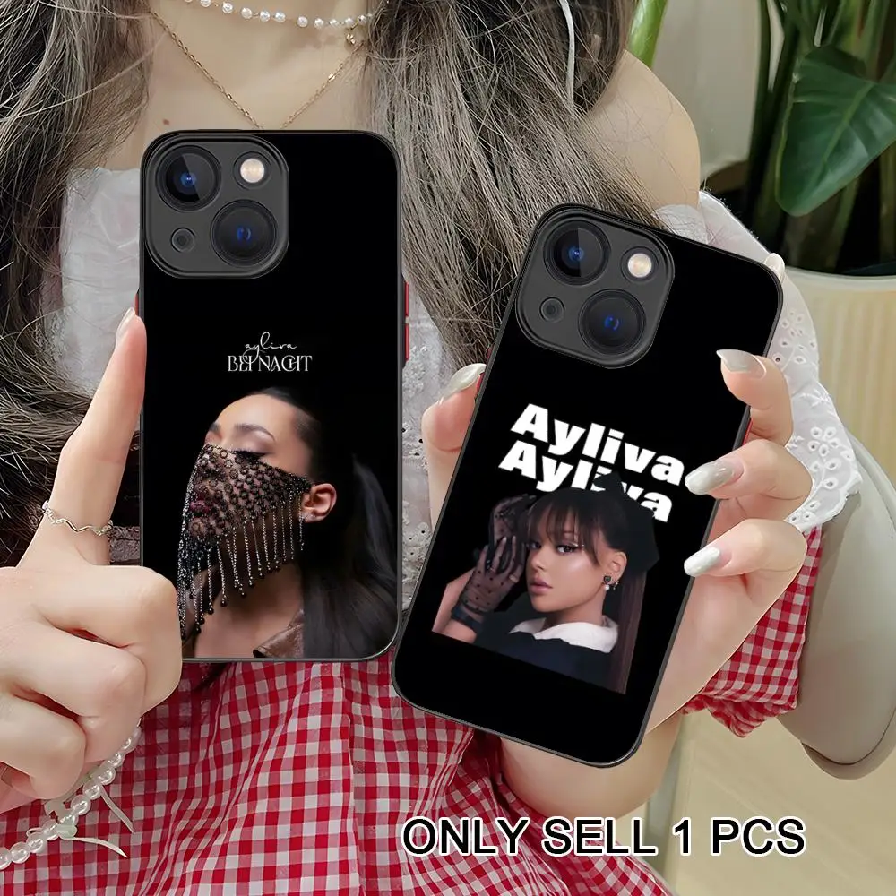 

Cute Ayliva Phone Case for iPhone 17 16 15 14 13 12 11 X XR XS Air Pro Max Plus Mini Skin Feel Cover