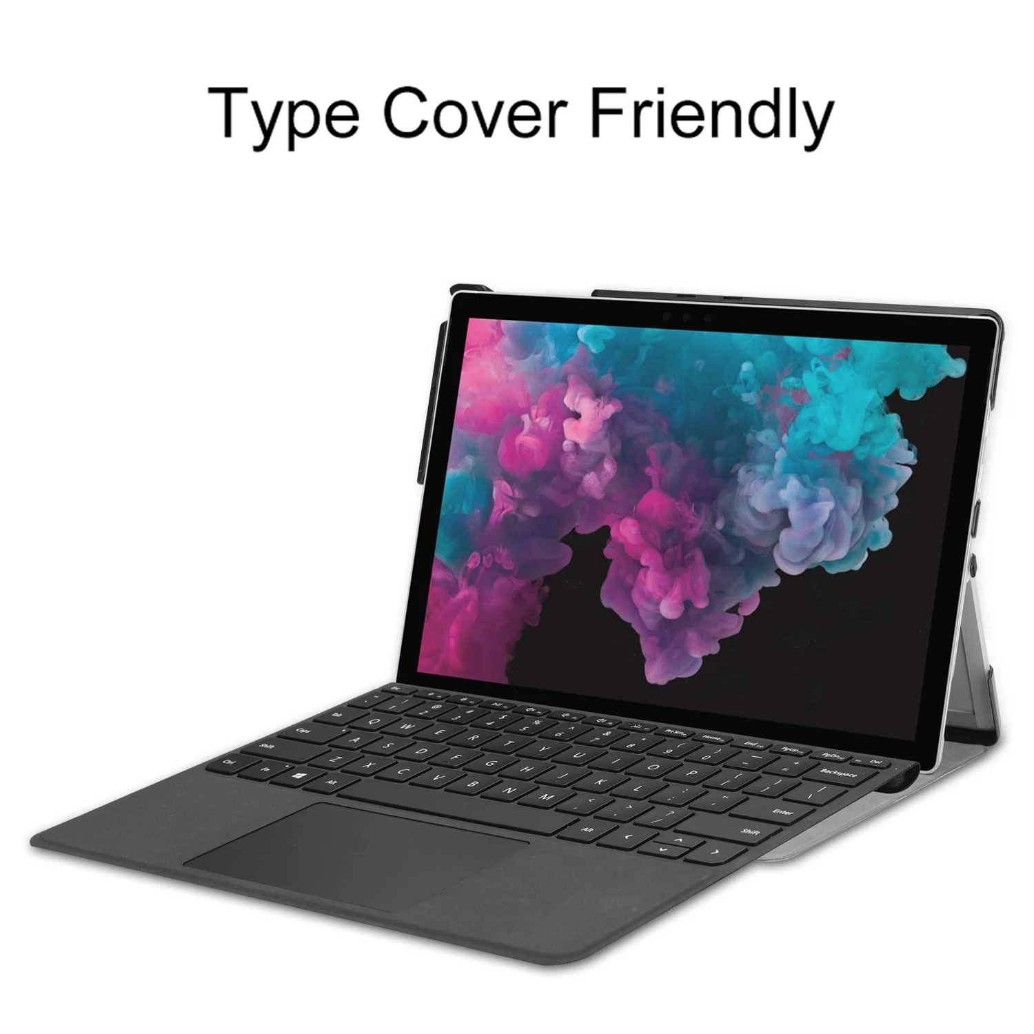 Tablet Case Universal for Microsoft Surface Pro 4 5 6 7 7+ 12.3 inch Smart Filp Stand Cover Luxury PU Leather Auto Sleep Funda
