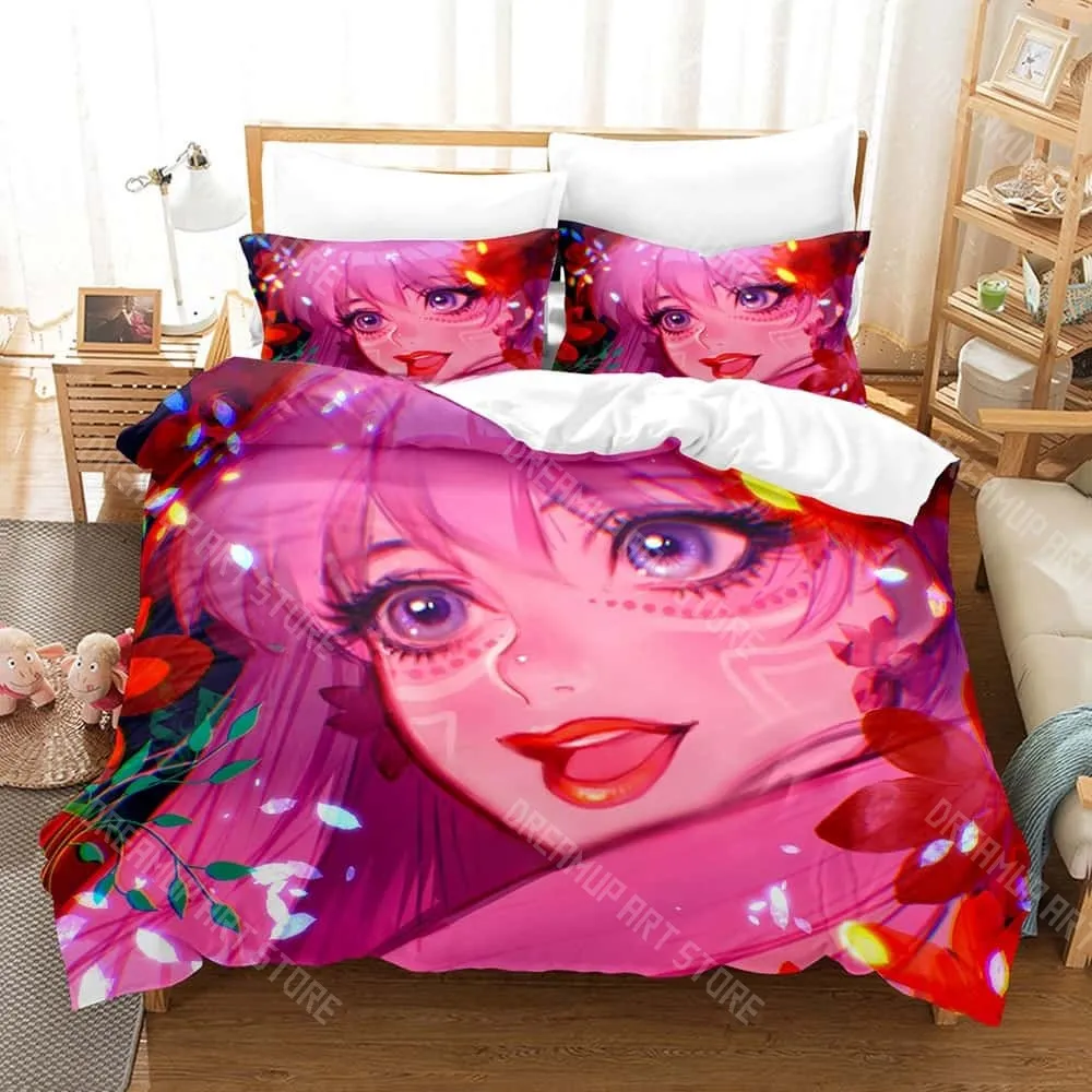 3D Print Dragon Freckled Princess Belle Anime Bedding Set for Boys Girls Duvet Cover Twin Queen King Full Single Double Sizes