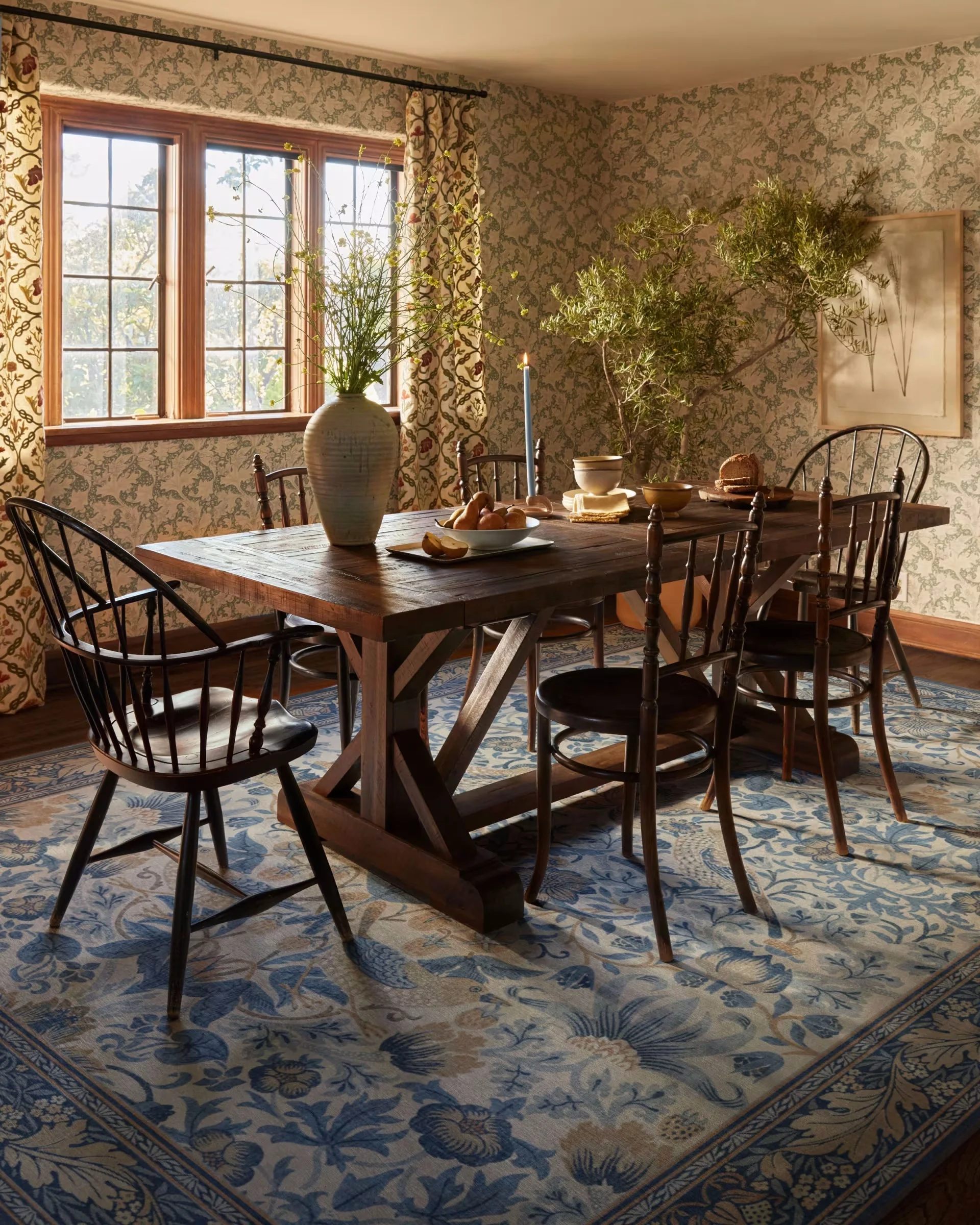 William Moris Strawberry Thief Stone Gold Rug Classic Design Textured Living Room Rug  Art Home Decor Rug Strawberry thief rug