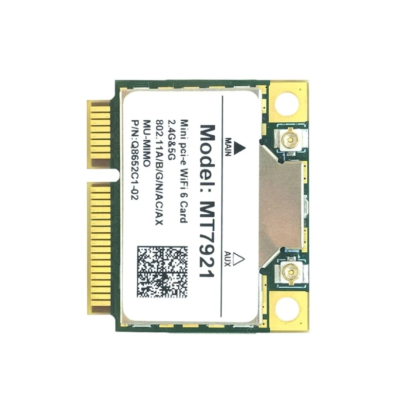 20CB MT7921 AX1800 Wireless WIFI6 Card For Computers Supports WiFi 6 1800Mbps Fast