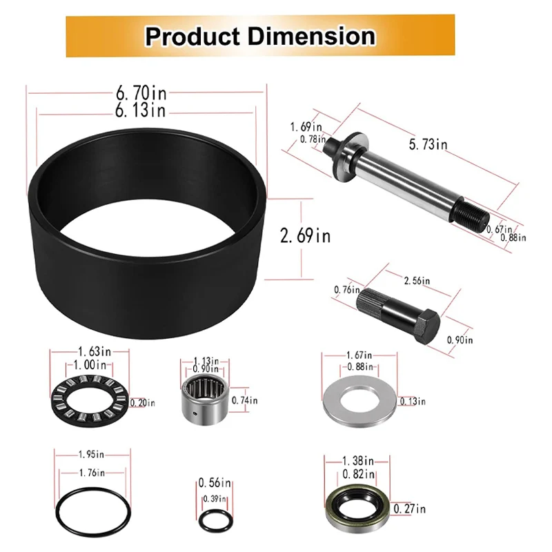 Complete Jet Pump Rebuild Kit and Impeller Removal Installation Tool Fit for 1998-2006 SeaDoo GTI GTX RFI RX RXDI XP Limited